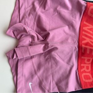 3 NIKE PRO SHORTS, PRICE IS FOR ALL.